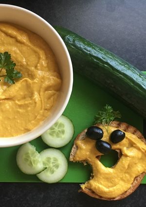 Currys humusz recept fotója