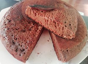 Una foto de Queque de chocolate al sartén