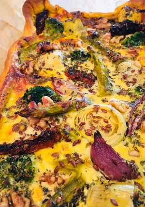 Une photo de Tarte aux Légumes et Curcuma