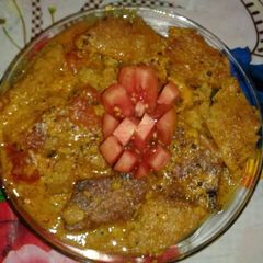 A picture of Dhokar dalna(dhoka  curry).