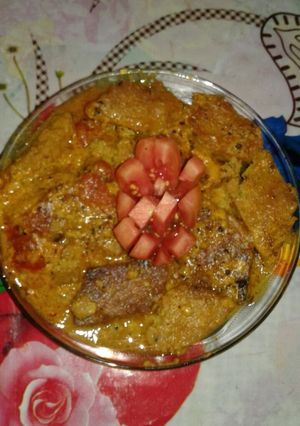 A picture of Dhokar dalna(dhoka  curry).