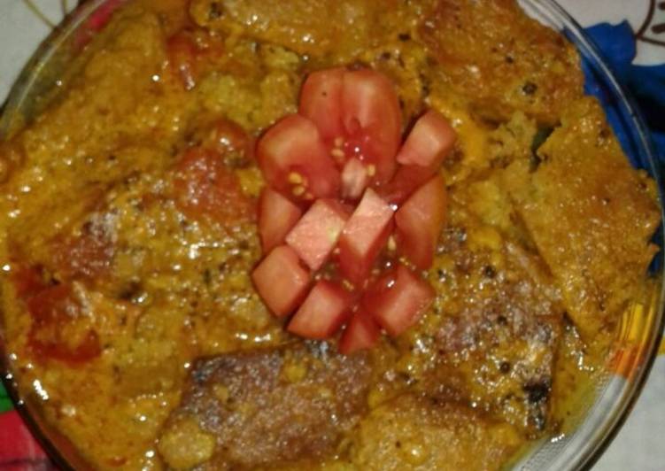 Dhokar dalna(dhoka  curry)