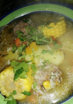 Una foto de Cazuela de albóndigas