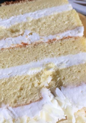 Foto resep Vanila Sponge cake layer