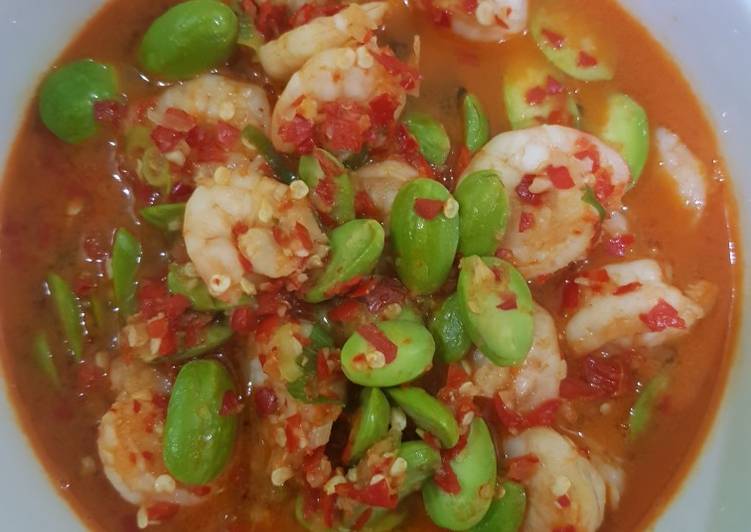 Udang sambal petai