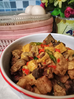 Foto resep Krengsengan Ati ampela dan tempe gembus