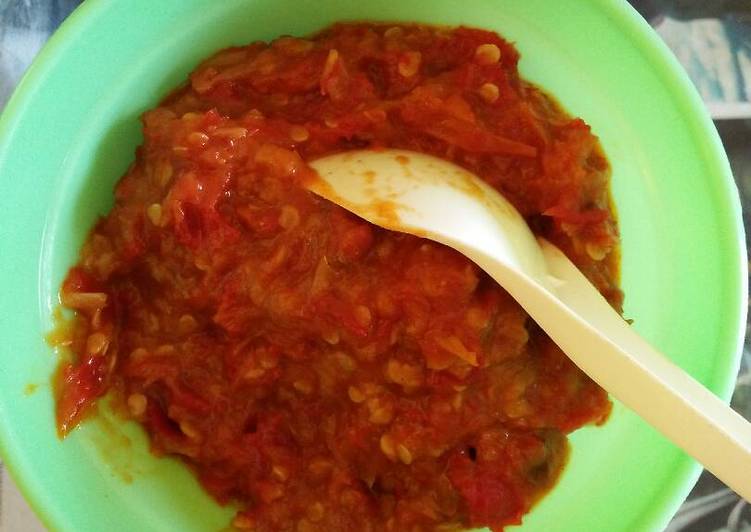 Resep Sambal Lamongan ala sendiri yang Bikin Ngiler