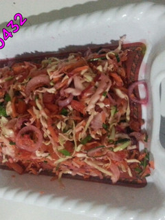 A picture of Beetroot cabbage#kidsrecipe contest.