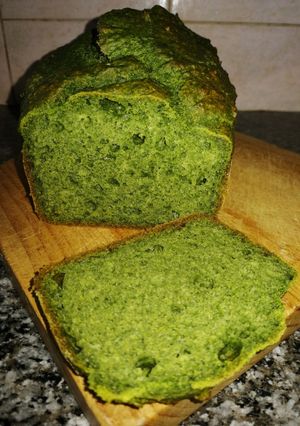 Una foto de Pan de espinaca... 💛