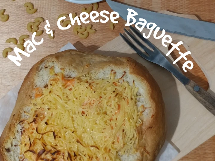 Easy Steps to Make Recipes (35) Mac &amp;amp; Cheese Baguette the So Delicious Perfect.