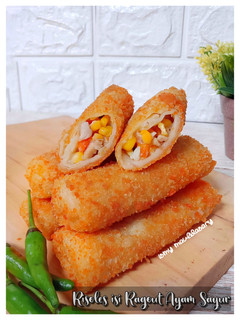 Foto resep Risoles isi Ragout Ayam Sayur