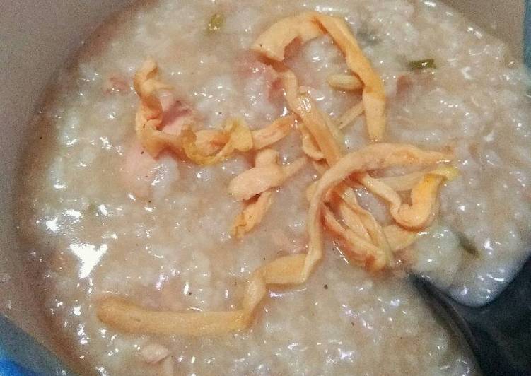 Bubur ayam cina (Chinese porridge) rice cooker