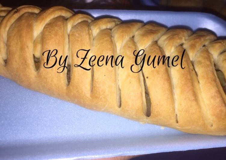 Easiest Way to Prepare Perfect Braided Chicken Bread