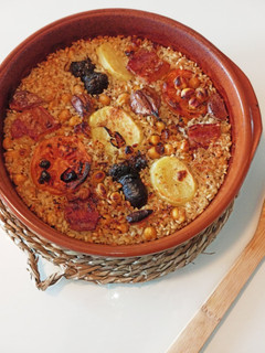 Una foto de Arroz al Horno Valenciano