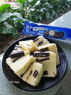Foto resep Bolu Kukus Cookies and Cream (Oreo)
