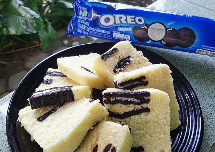 Bolu Kukus Cookies and Cream (Oreo)