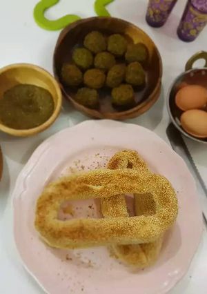 صورة لوصفة كعك بالسمسم