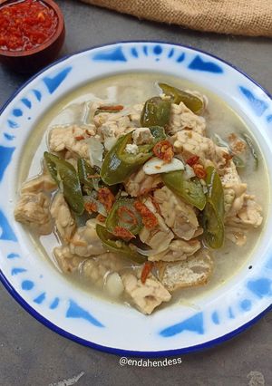 Foto resep Jangan Ndeso (Tempe Cabe Ijo) ✅