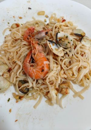 Una foto de Pasta Frutti di Mare