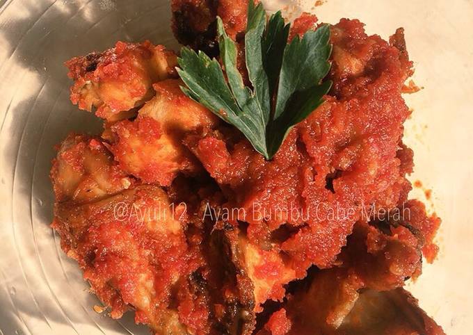 Ayam Bumbu Cabe Merah