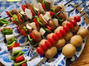 A picture of veg kebab