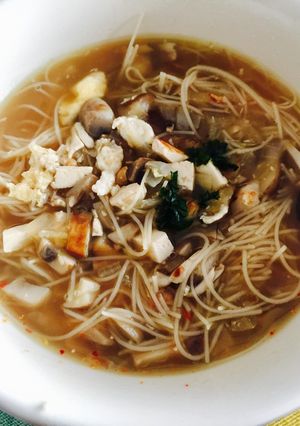 Una foto de Sopa de Miso con fideos