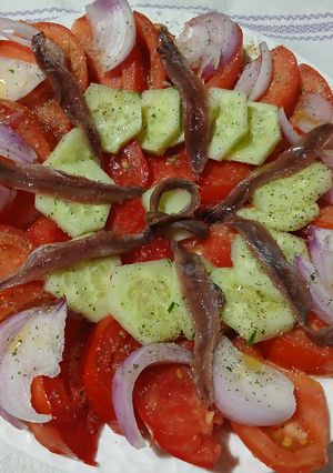 Una foto de Ensalada de tomate