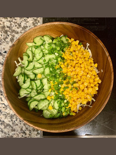 Una foto de Ensalada de choclito 🌽
