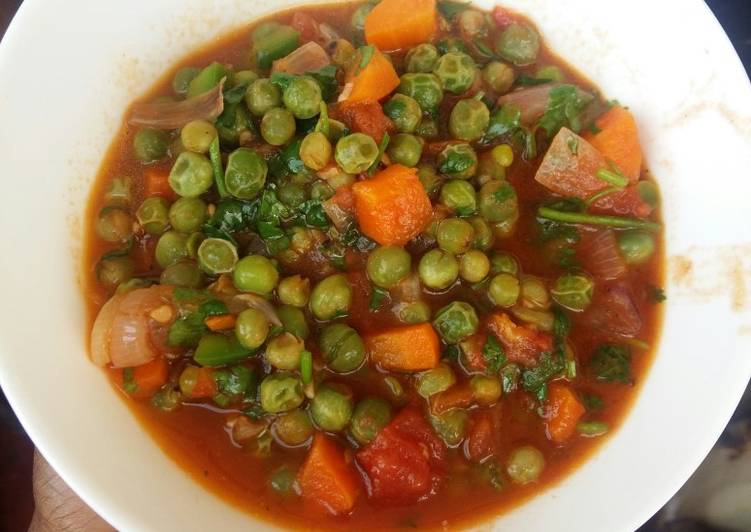 Easiest Way to Cook Tasty Green peas aka minji soup