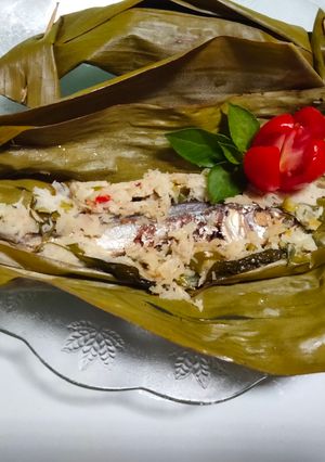 Foto resep Pepes ikan asin / linting gerih Abang