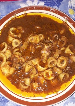Foto resep Cumi saos tiram ala kaki lima