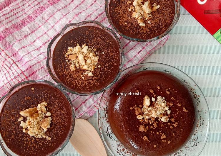 Langkah Mudah untuk Menyiapkan Puding coklat mousse Anti Gagal