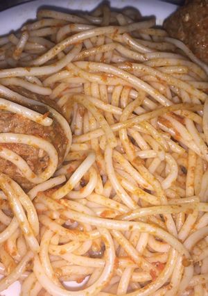 صورة لوصفة معكرونه بكرات اللحمة معكرونه ايطالي 🍝