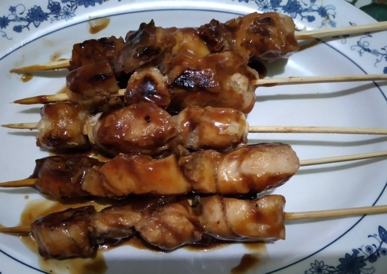 Sate Ikan dan Tempe Saus Kecap