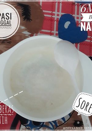 Foto resep Mpasi Tunggal "Pure Beras Putih"