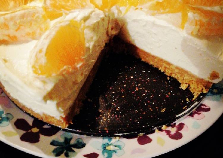 Zesty Orange cheesecake