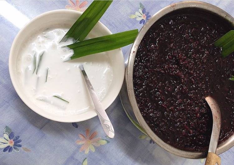 Bubur ketan hitam😋