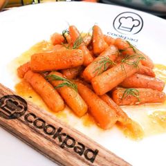 Orange Glaze Roasted BabyCarrots A picture of Orange Glaze Roasted BabyCarrots.