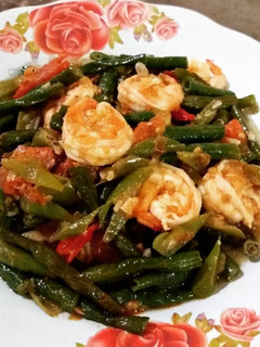 Foto resep Tumis Udang Ijo-Ijo Seger