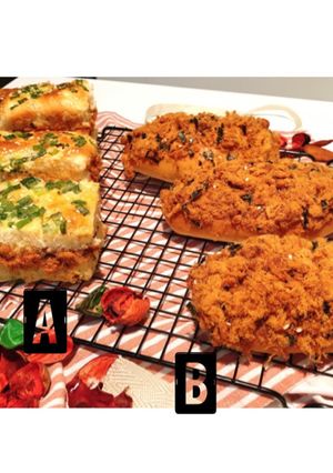 滿滿肉鬆の肉鬆麵包（青蔥/海苔） 的食譜成品照片