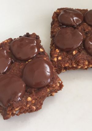 A picture of Sweet potato brownies.