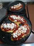 Huaraches de nopal con huevo