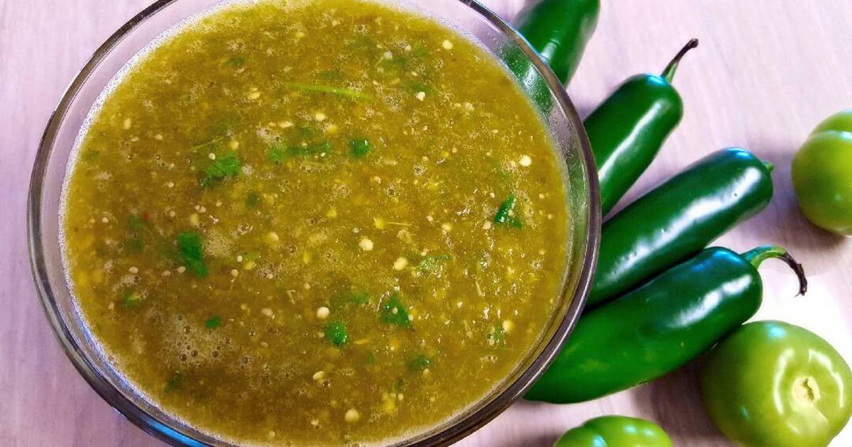 Rica salsa verde Receta de Cocina más Con SANDY Cookpad