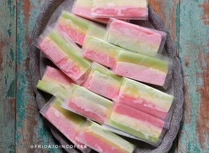 Foto resep Es Gabus Pelangi / Es Wadai / Es Roti / Es Kue