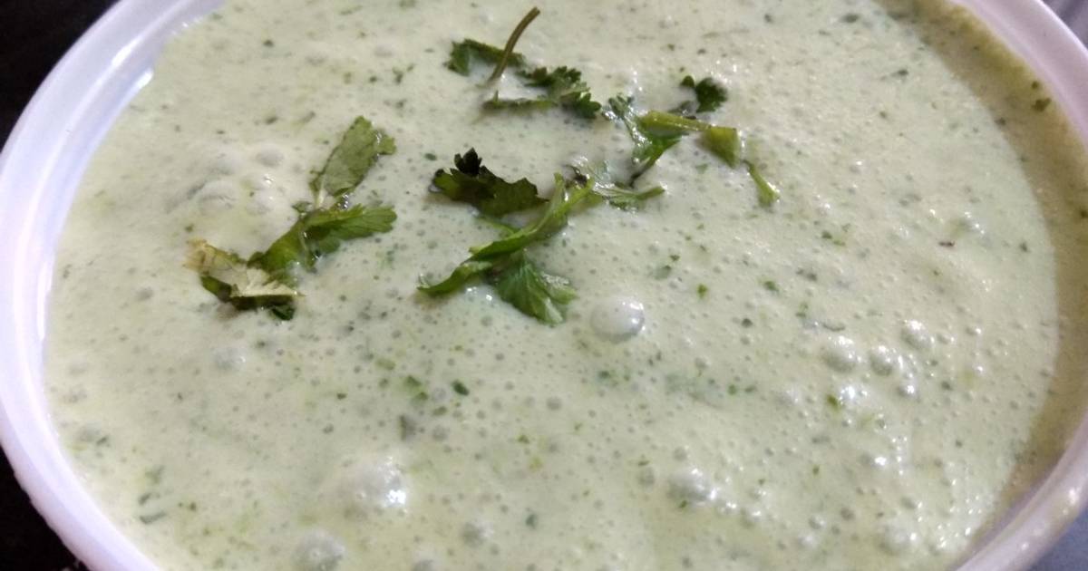 Coriander raita Recipe by Neha123 Cookpad