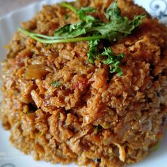 A picture of Vegetarian soya keema.