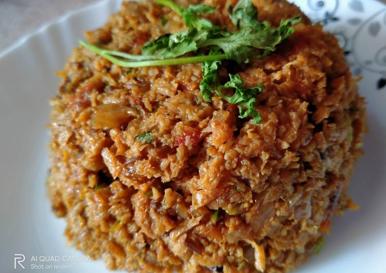 Vegetarian soya keema