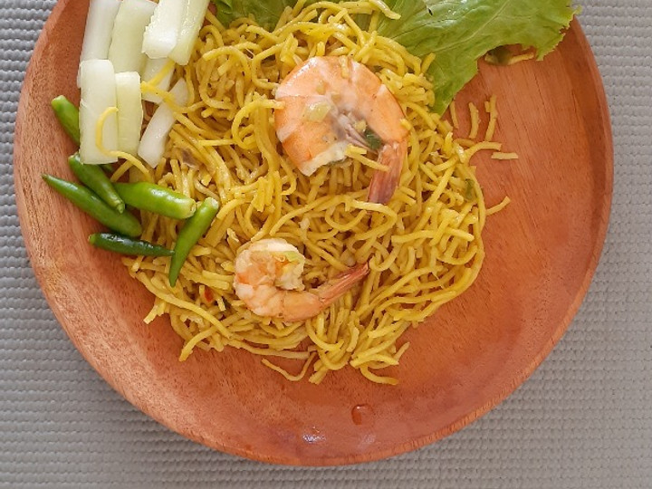 Resep Mie Goreng Udang Selada, Bisa Manjain Lidah