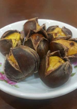Hình của món Hạt dẻ nướng.