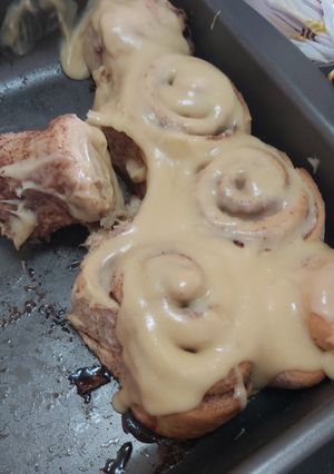 Una foto de Cinnamon Rolls / Rollitos de Canela